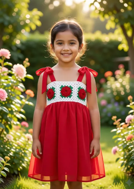 লাল রোজ ক্রুশ ফ্রক