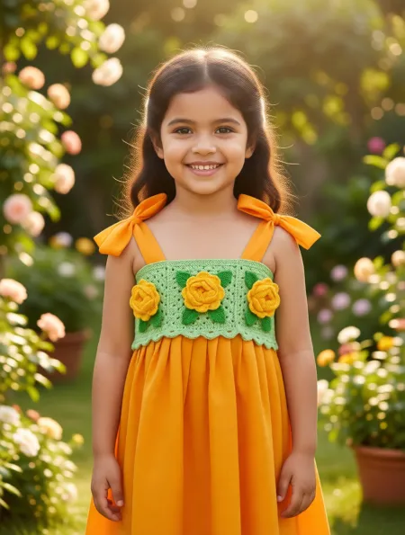 অরেঞ্জ সানশাইন গার্ডেন ফ্রক