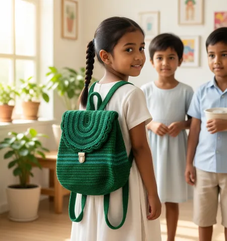 ফরেস্ট গ্রিন ক্রোশেট প্যাক 